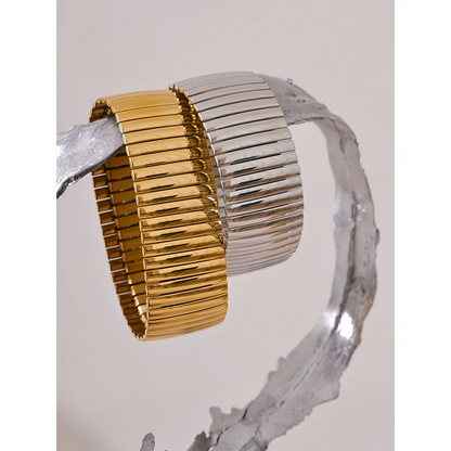 Wide Elastic Bracelet Bangle